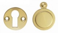 Carlisle Brass Victorian Open & Covered Escutcheon Set M4142/BP Polished Brass 9.84